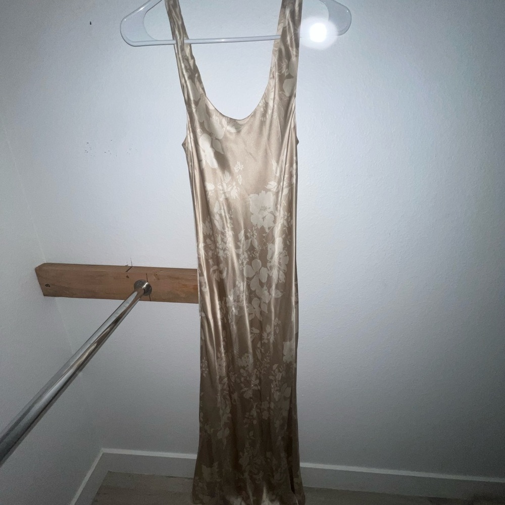 Reformation Annabelle Silk Dress